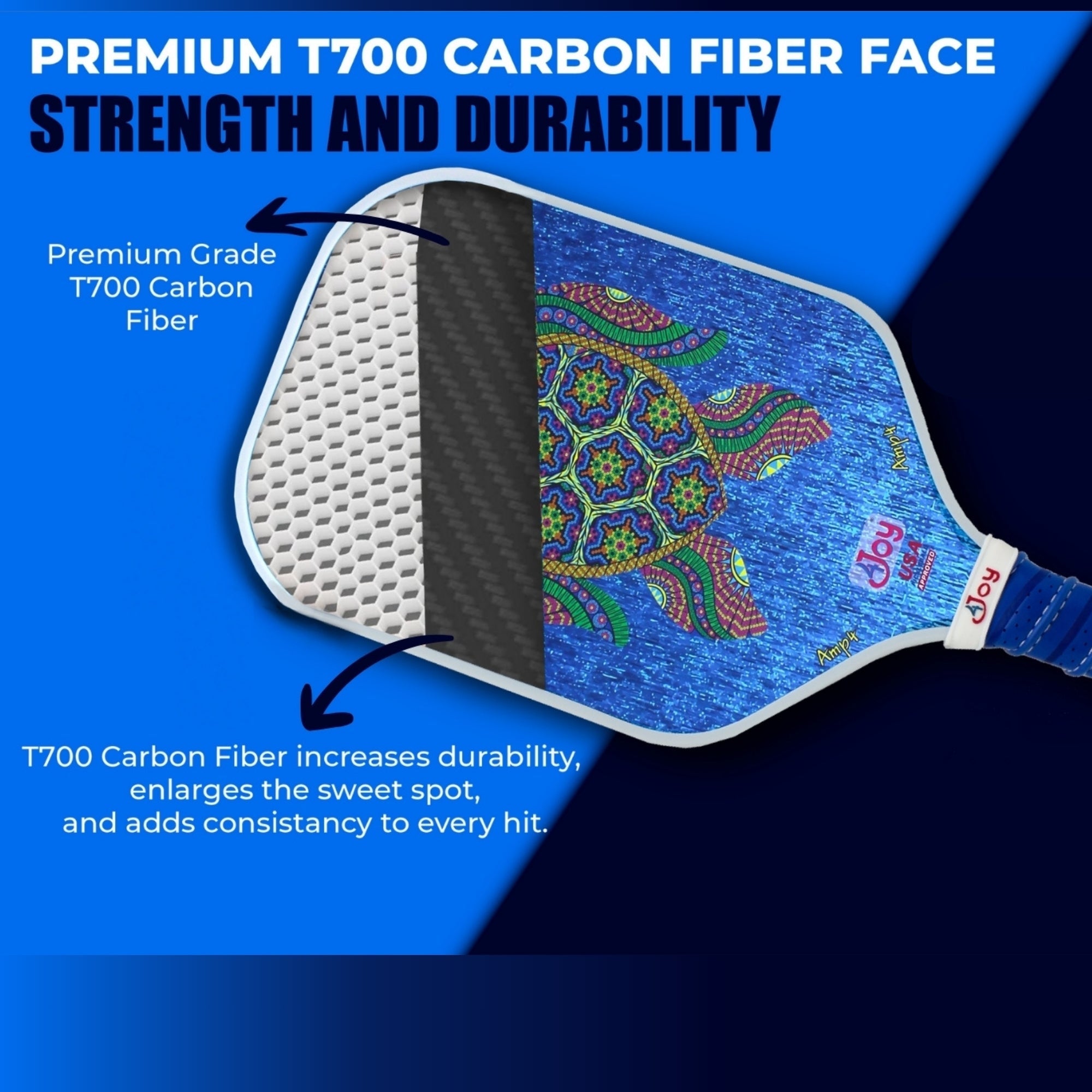 AMP4 Pickleball Paddle - Special Edition DinkforPink - 4Joy Paddles