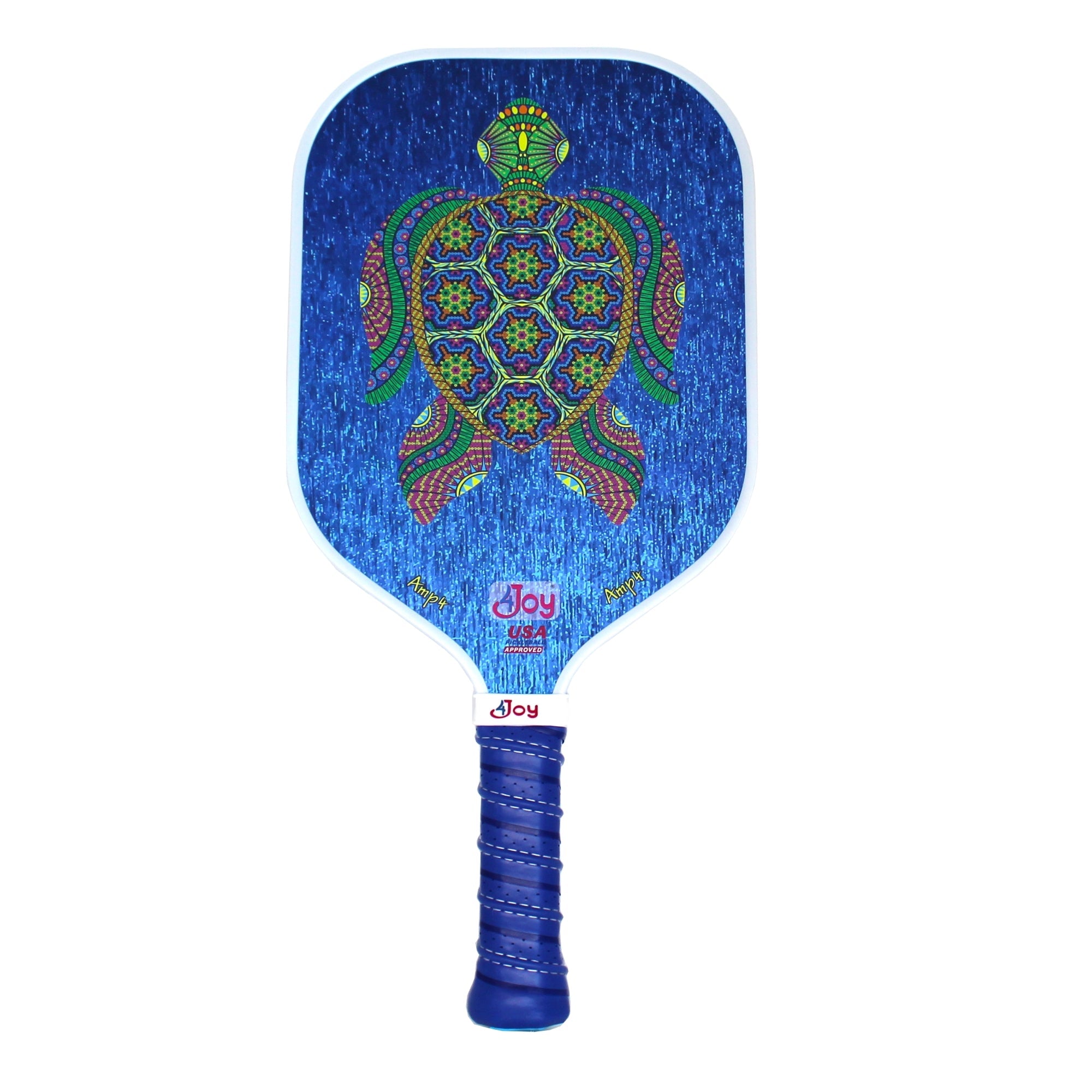 AMP4 Series Turtle Design Pickleball Paddle - 4Joy Paddles