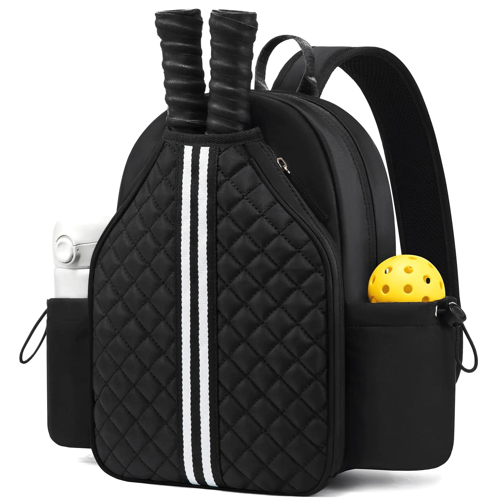 Pickleball Bag Lightweight Crossbody Pickleball Sling Bag Stylish Quilted Pickleball Paddle Bag - 4Joy Paddles
