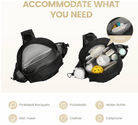 Pickleball Bag Lightweight Crossbody Pickleball Sling Bag Stylish Quilted Pickleball Paddle Bag - 4Joy Paddles
