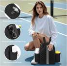Pickleball Bag Lightweight Crossbody Pickleball Sling Bag Stylish Quilted Pickleball Paddle Bag - 4Joy Paddles