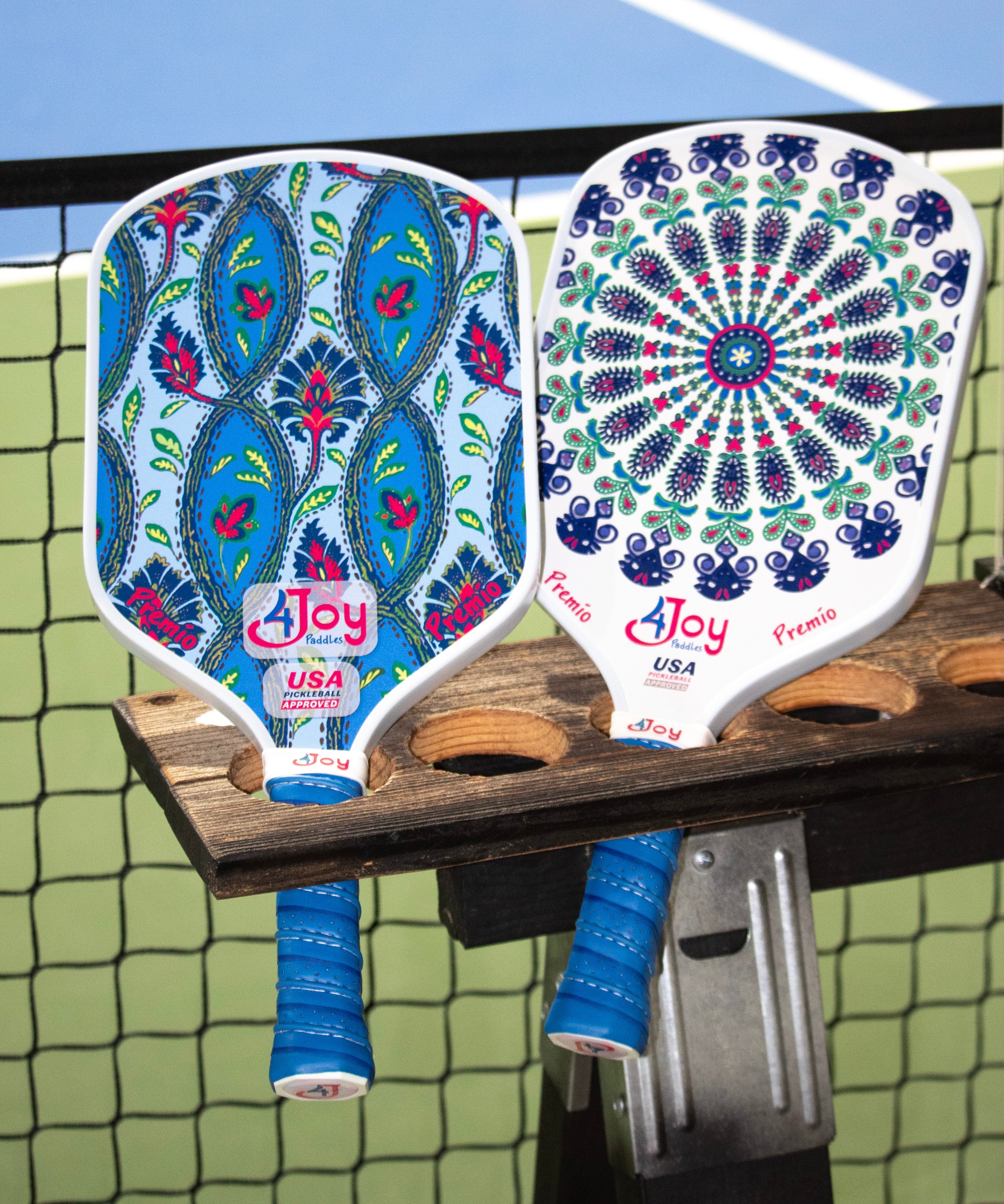 Pickleball Paddle Set - Fitz and Damask - Premio Series - 4Joy Paddles