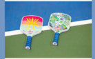 Pickleball Paddle Set - Sunset and Palm - Premio Series - 4Joy Paddles