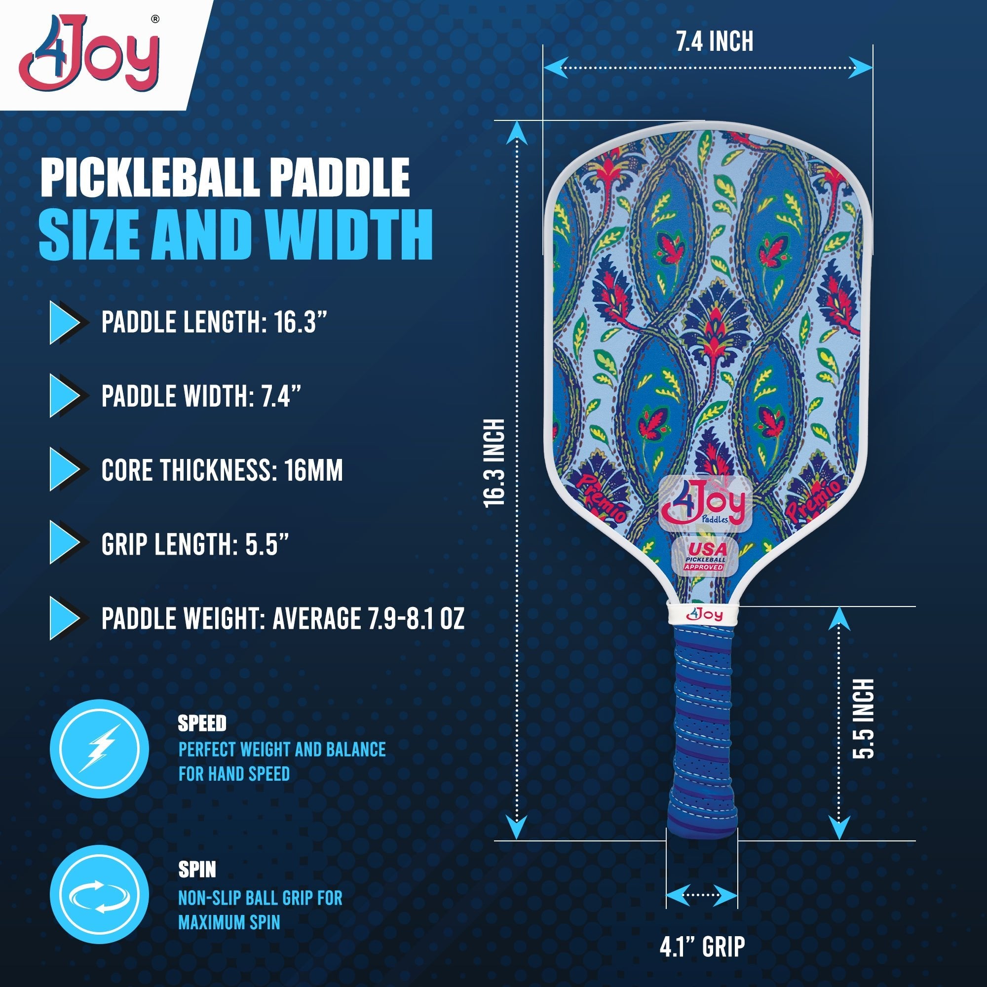 Premio Bundle Damask - 4Joy Paddles