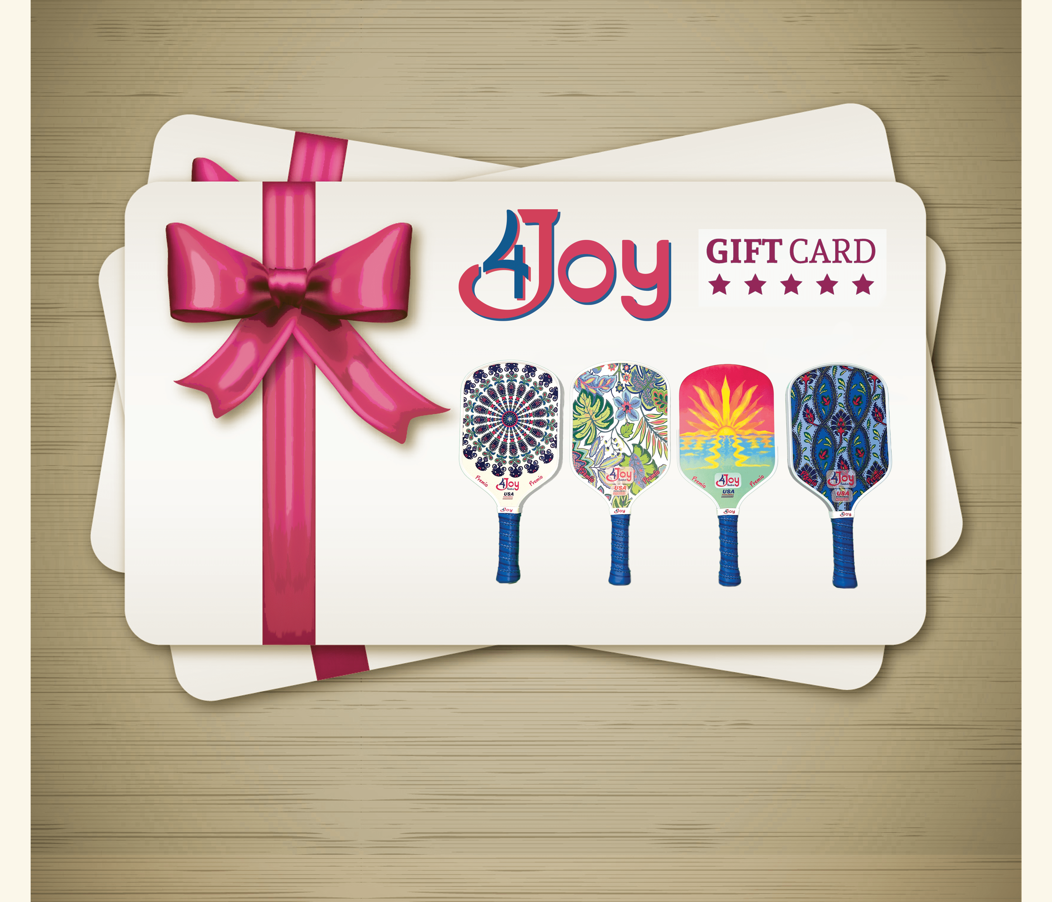 Yes! 4JoyPaddle Gift Cards - 4Joy Paddles