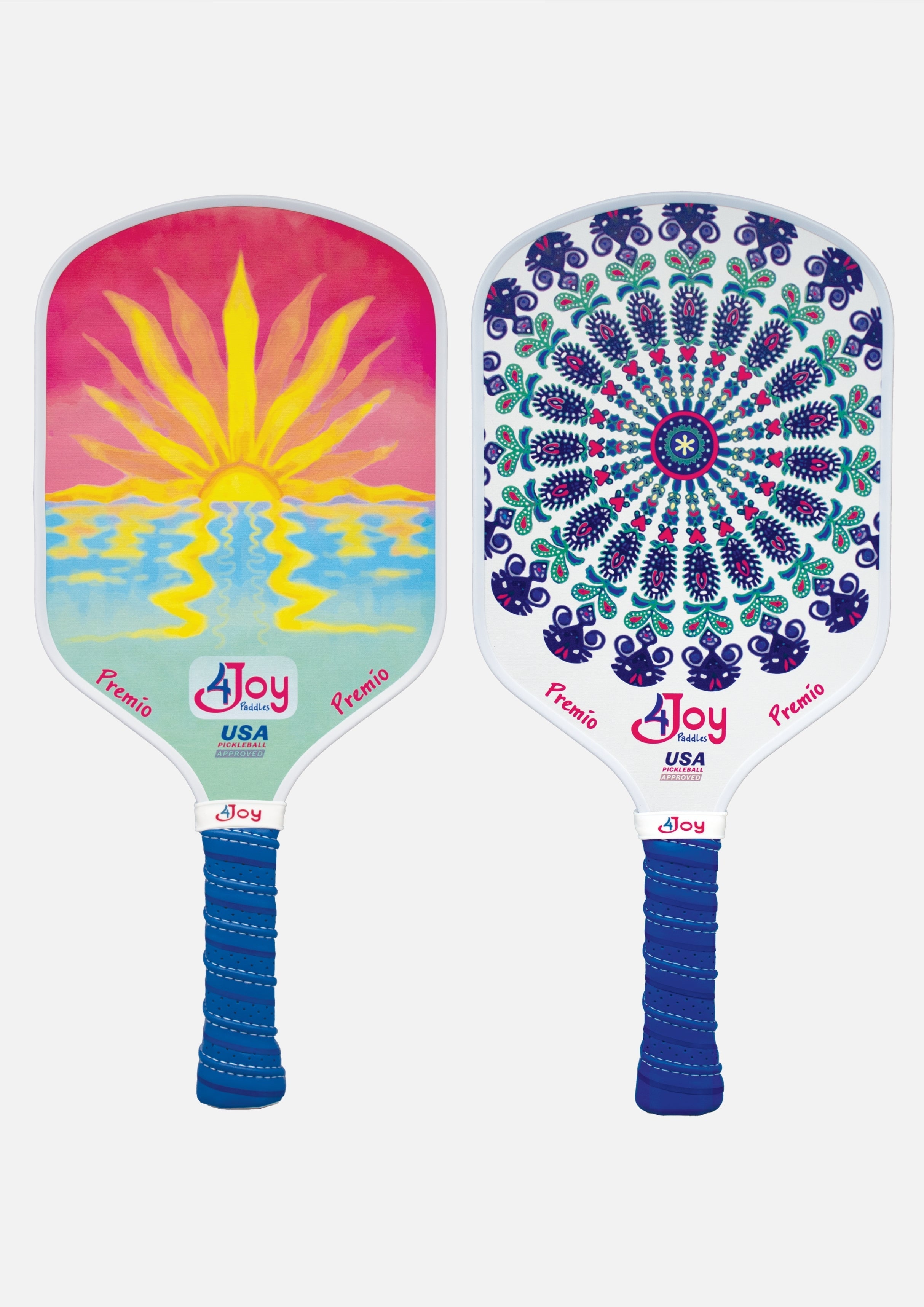 4Joy Premio Combo Set — Sunset & Fitz Paddles with Bag & Balls - 4Joy Paddles