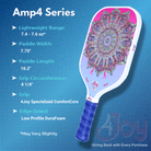 AMP4 Pickleball Paddle - Special Edition DinkforPink - 4Joy Paddles