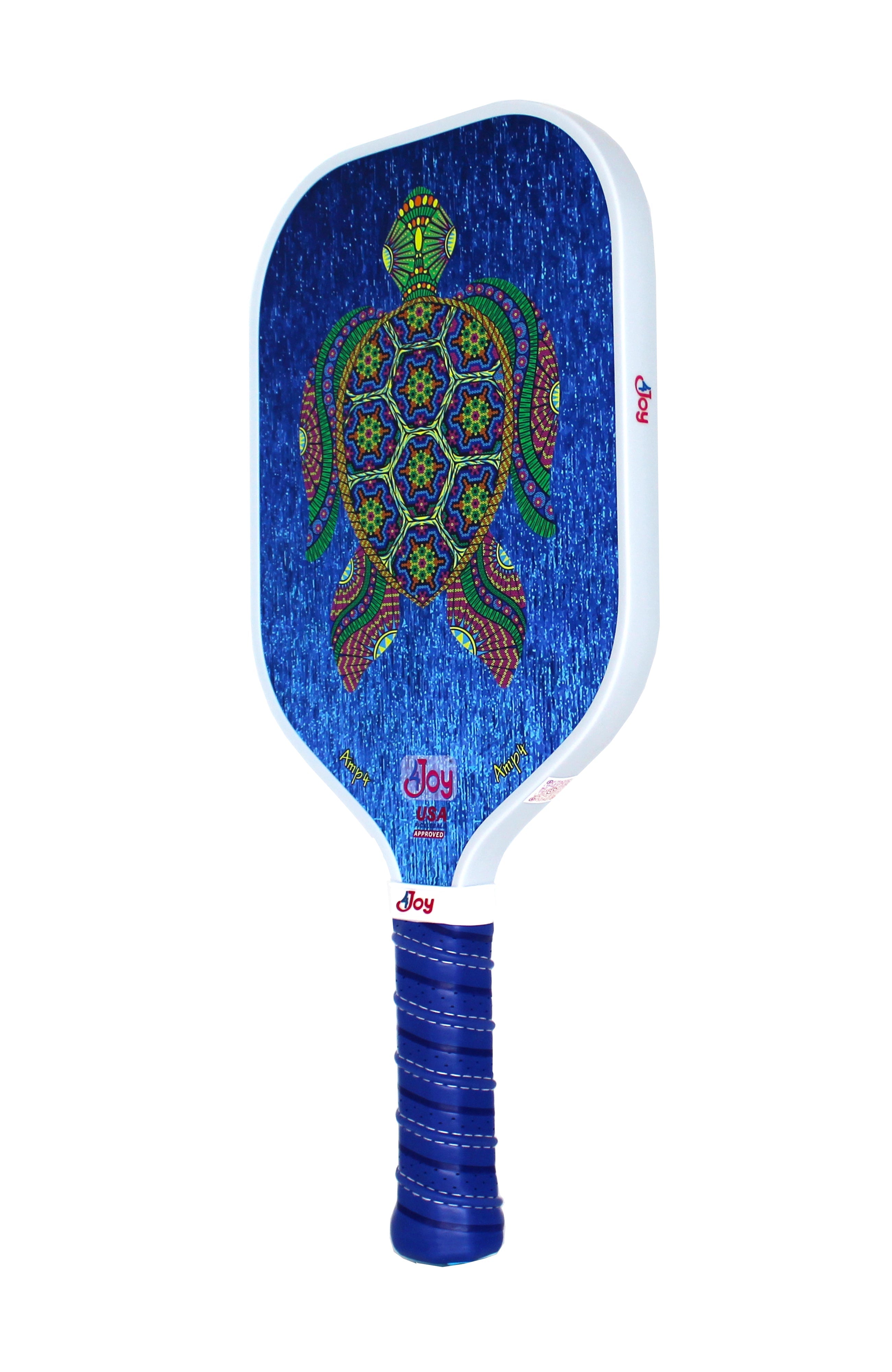 AMP4 Series Turtle Design Pickleball Paddle - 4Joy Paddles