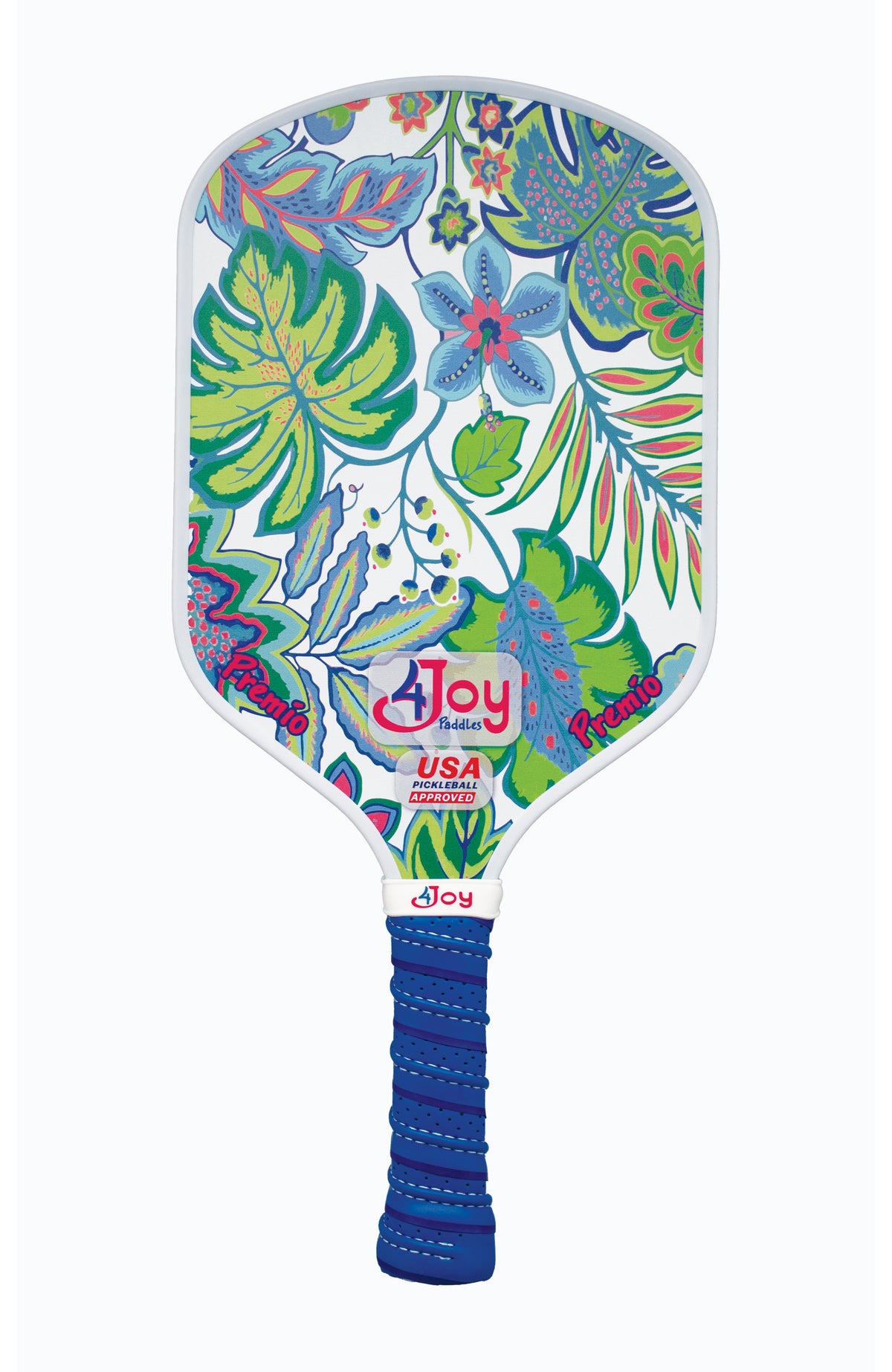 4Joy Pickleball Paddle 16MM Premio Performance- White Palm – 4Joy Paddles