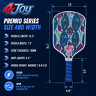 Damask 4Joy Pickleball Paddle Premio Series - 4Joy Paddles