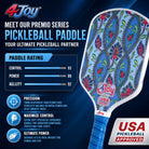 Damask 4Joy Pickleball Paddle Premio Series - 4Joy Paddles