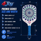 Fitz 4Joy Pickleball Paddle Premio Series - 4Joy Paddles