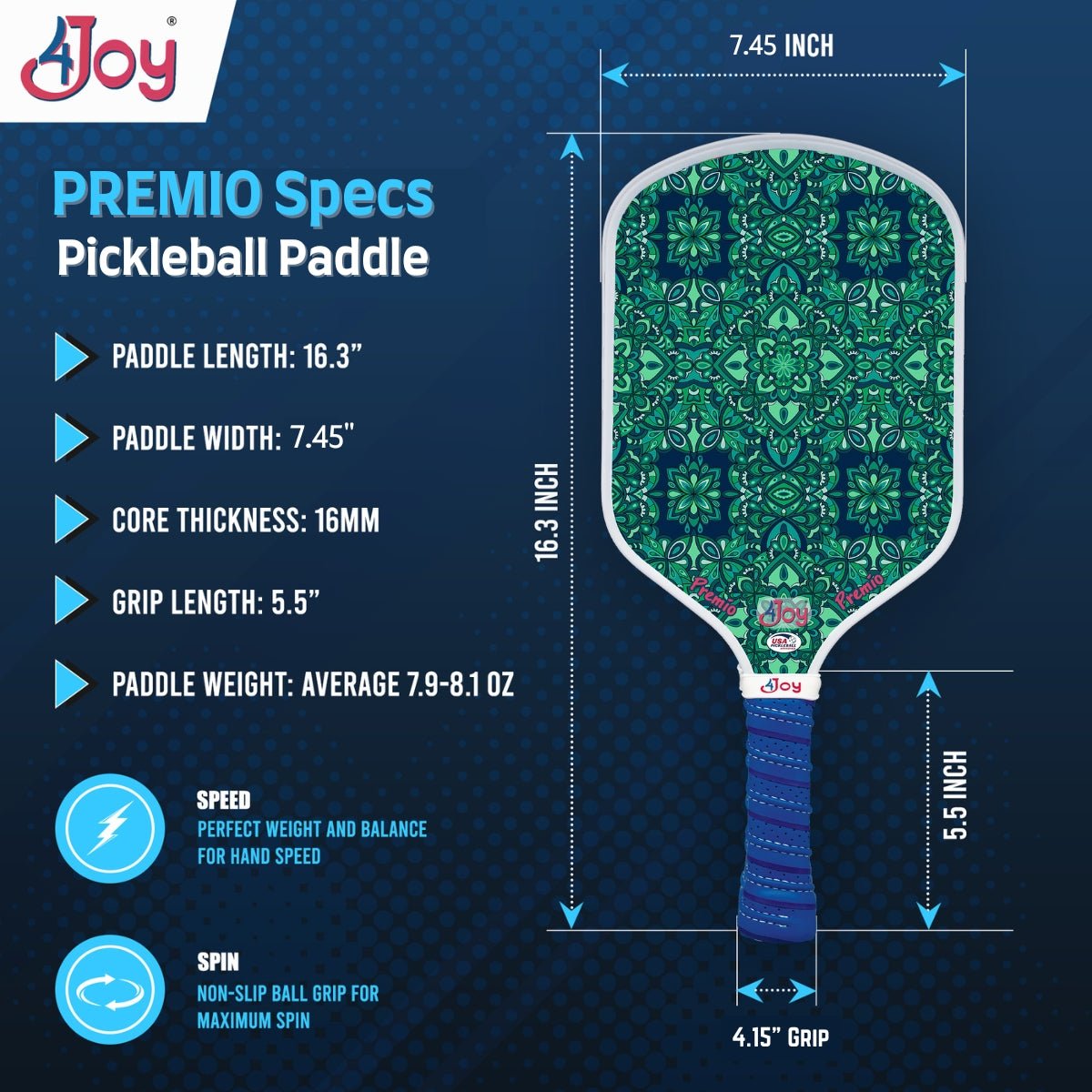 Premio Bundle Green Forest - 4Joy Paddles