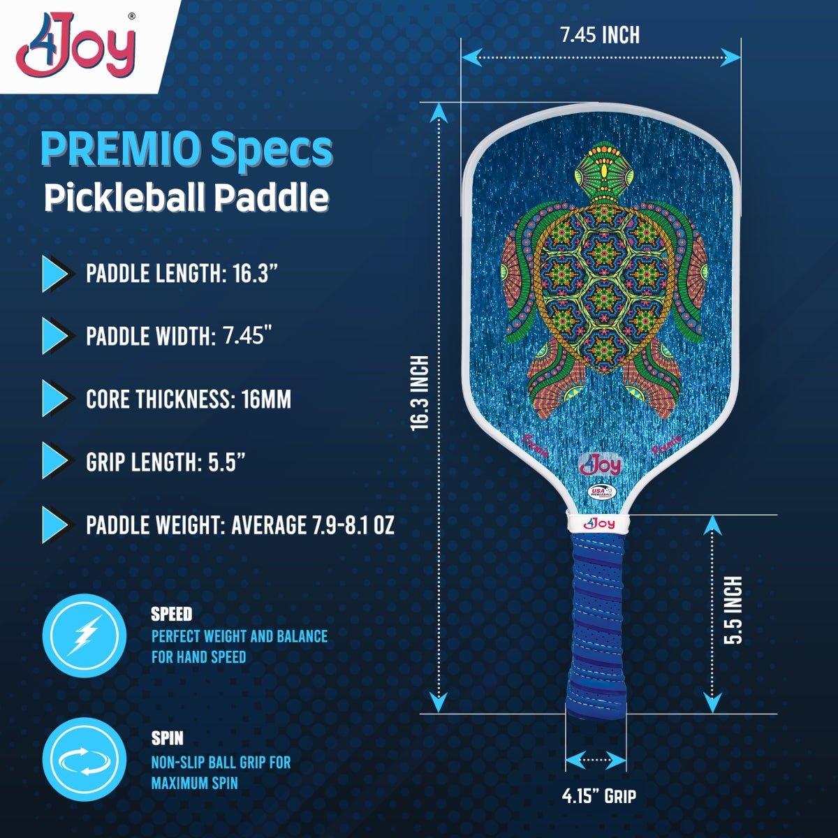 Premio Bundle Turtle - 4Joy Paddles