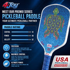 Turtle 4Joy Pickleball Paddle Premio Series - 4Joy Paddles