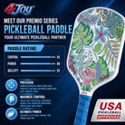 White Palm 4Joy Pickleball Paddle Premio Series - 4Joy Paddles